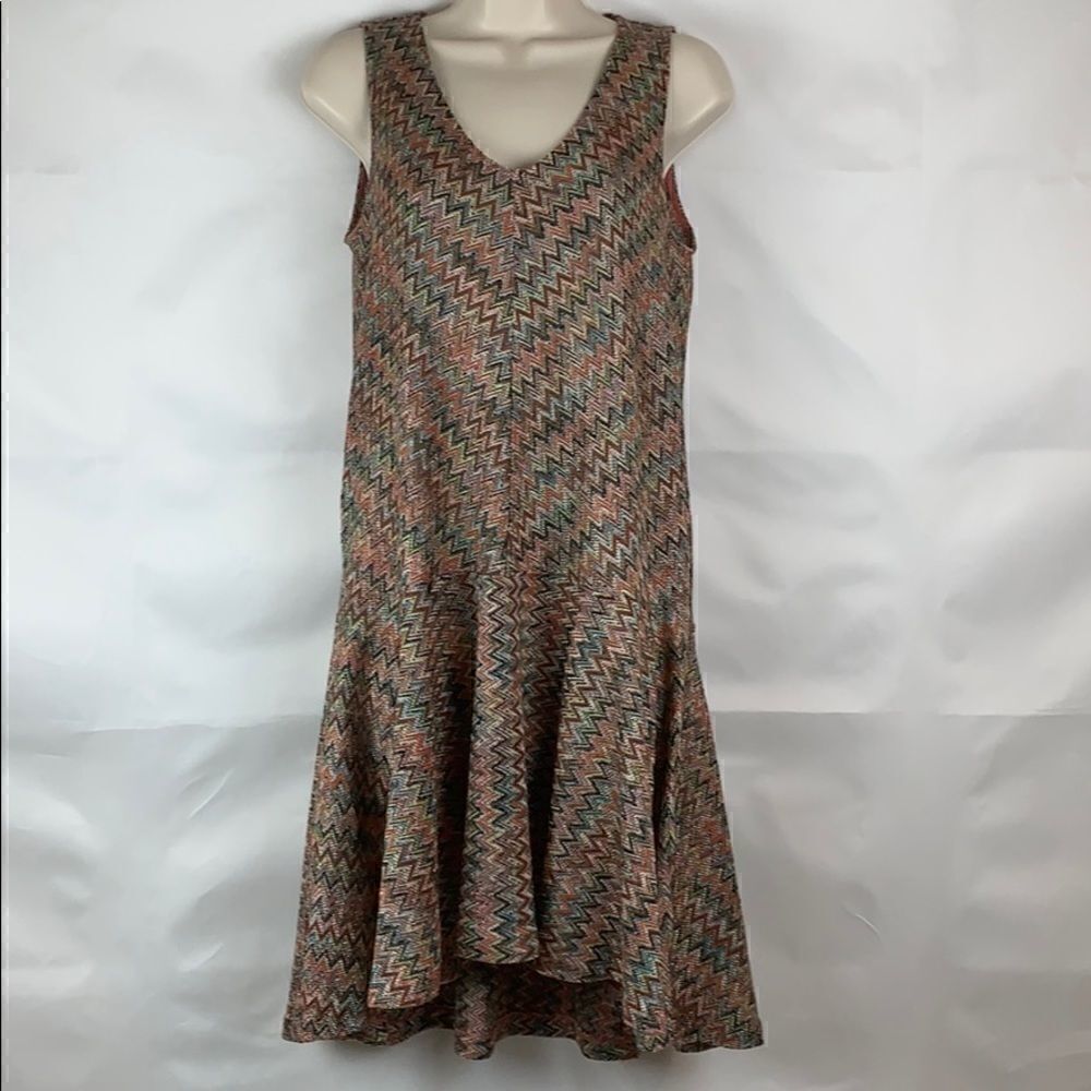 Anthropologie Maeve westwater chevron knit dress